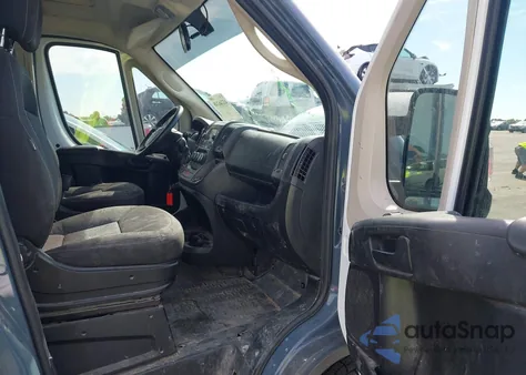 2018 Ram Promaster 2500 High Roof 159 Wb from USA, damaged, VIN 3C6TRVDG3JE160929